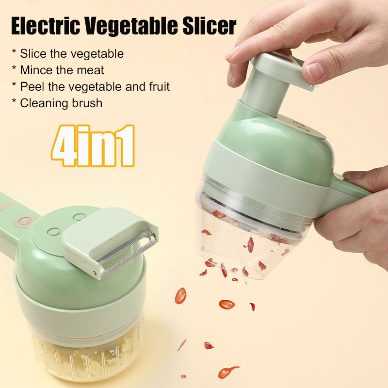 Meat Grinder Attachment - 4in1 Elektrische Gemüse Cutter Hause Handheld
