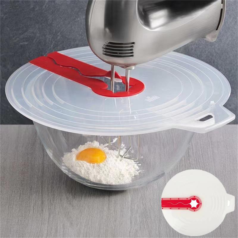 Kitchen Appliances Germany - Beat Eggs Mixer-Abdeckung, Mixer-Spritzschutz, Schneebesen, Rührschüssel-Deckel,