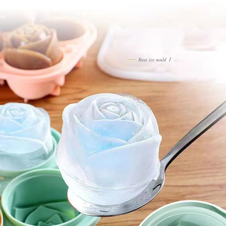Kitchen Appliances On Sale - 3D Rose Eis Formen 4 Löcher