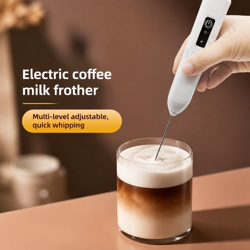 Kitchen Appliances Germany - Elektrischer Kaffee-Milchaufschäumer, Handmixer für Kaffee und