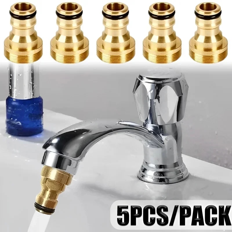 Kitchen Appliances Germany - 1/2/5PCS Universal Wasserhahn Küche Adapter Messing