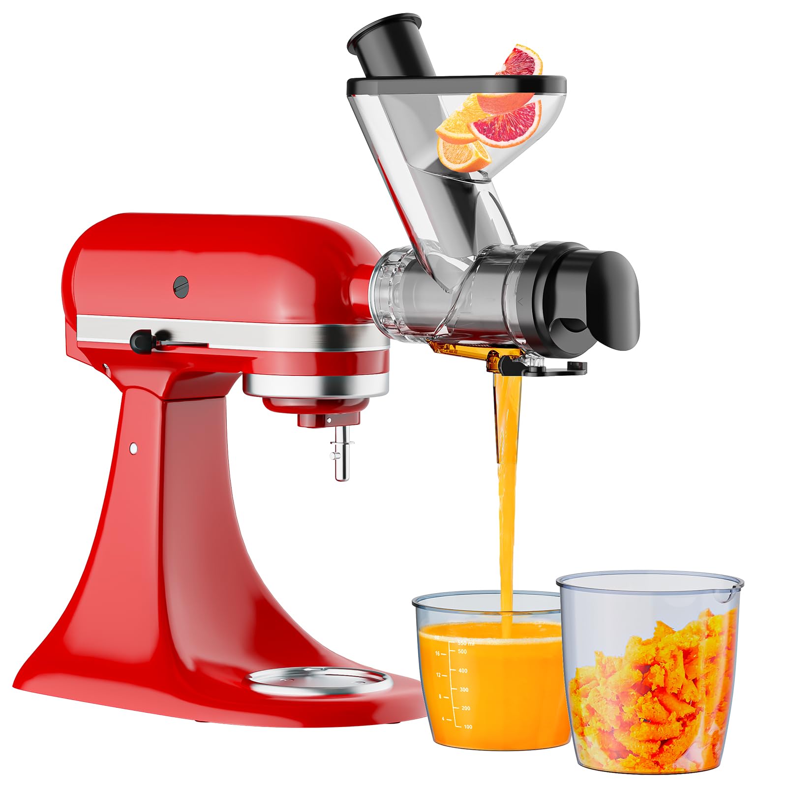 Kitchen Appliances Germany - Zerkleinerungs-Aufsatz für KitchenAid Standmixer, Langsam-Kaltpress-Entsafter mit