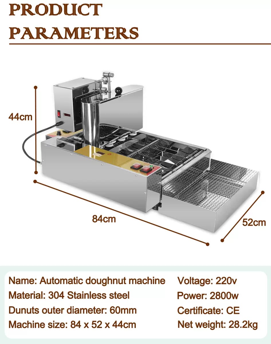 2800 W elektrische kommerziell – Donut Maker Mini Bewertung und Preis