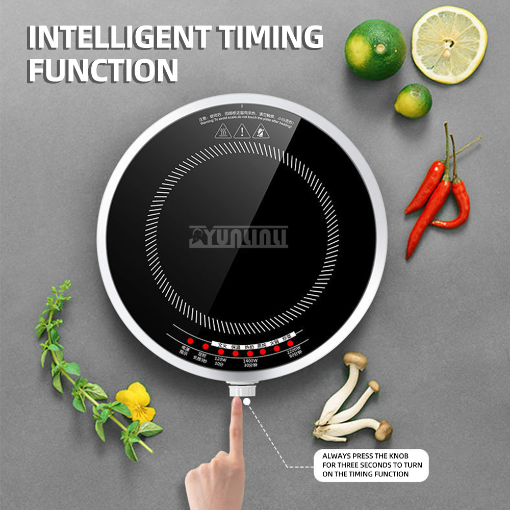 Runder intelligenter Induktion – Induction Cooktop Portable Bewertung und Preis