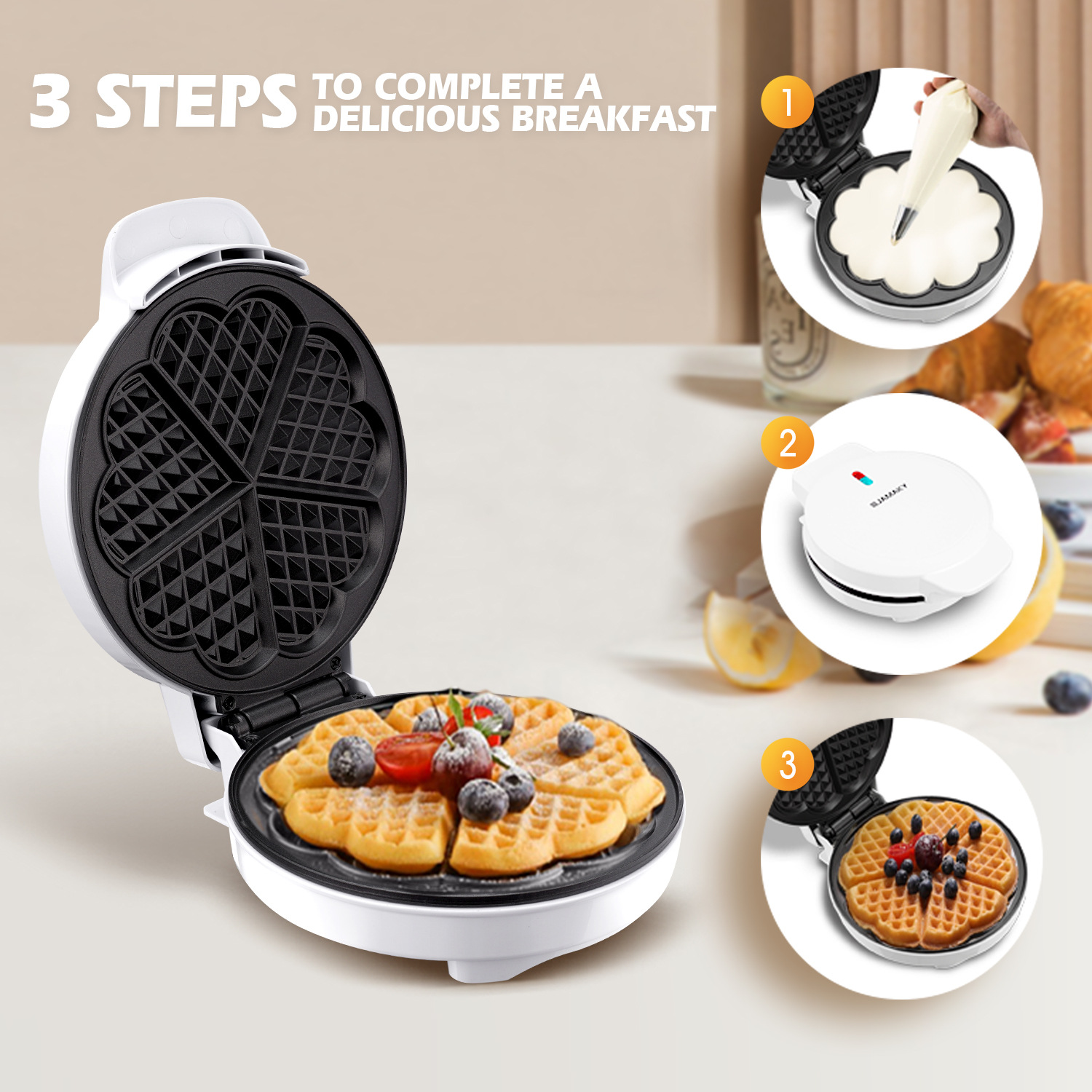 Frühstück Waffel Formen Ei Kuc – Donut Maker Mini Bewertung und Preis