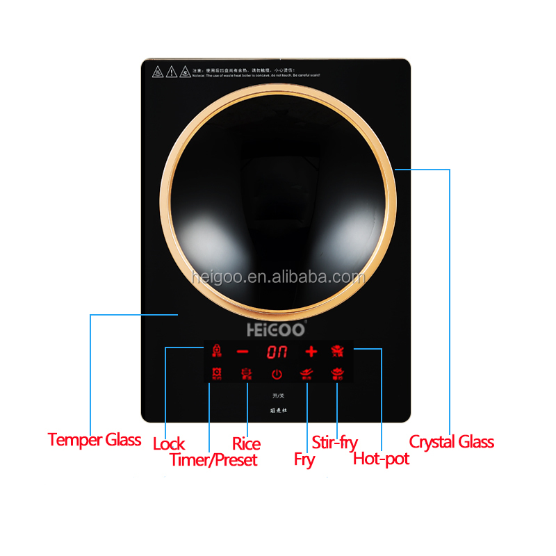 Eingebauter und tragbarer konk – Induction Cooktop Portable Bewertung und Preis