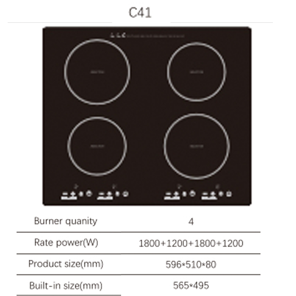 Kommerzieller Vierkopf-Indukti – Induction Cooktop Portable Bewertung und Preis