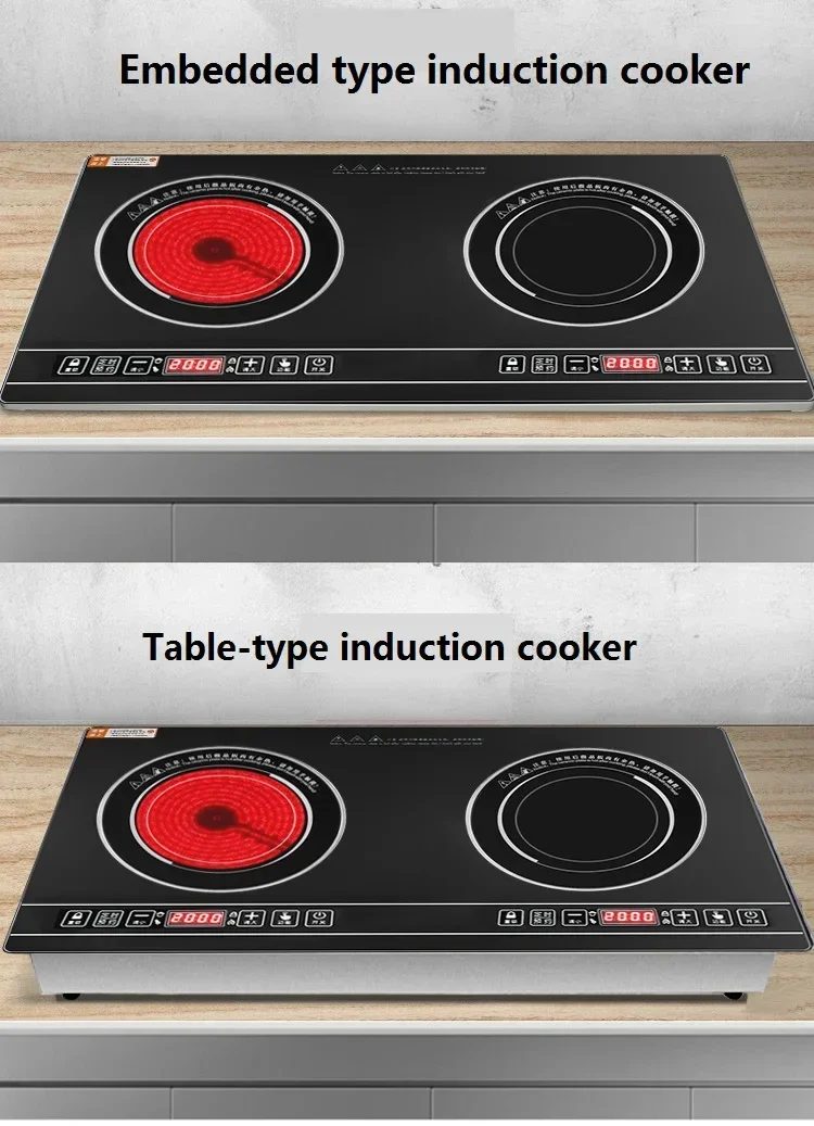 Tragbarer elektrischer Doppelh – Induction Cooktop Portable Bewertung und Preis