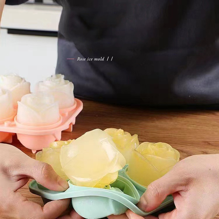 3D Rose Eis Formen 4 Löcher Ei – Kitchen Appliances On Sale Bewertung und Preis