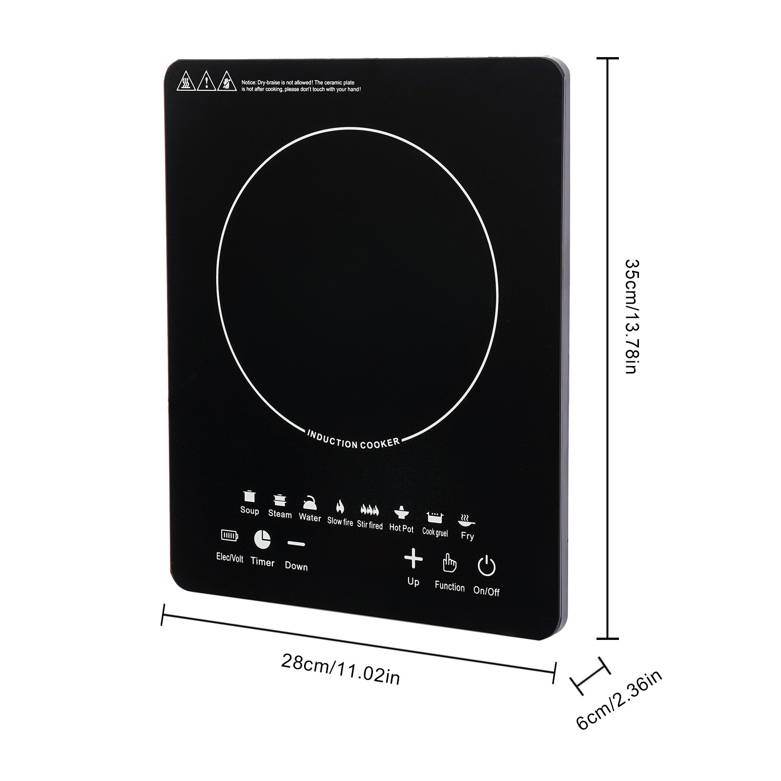 110V 750W Elektrisches Indukti – Induction Cooktop Portable Bewertung und Preis