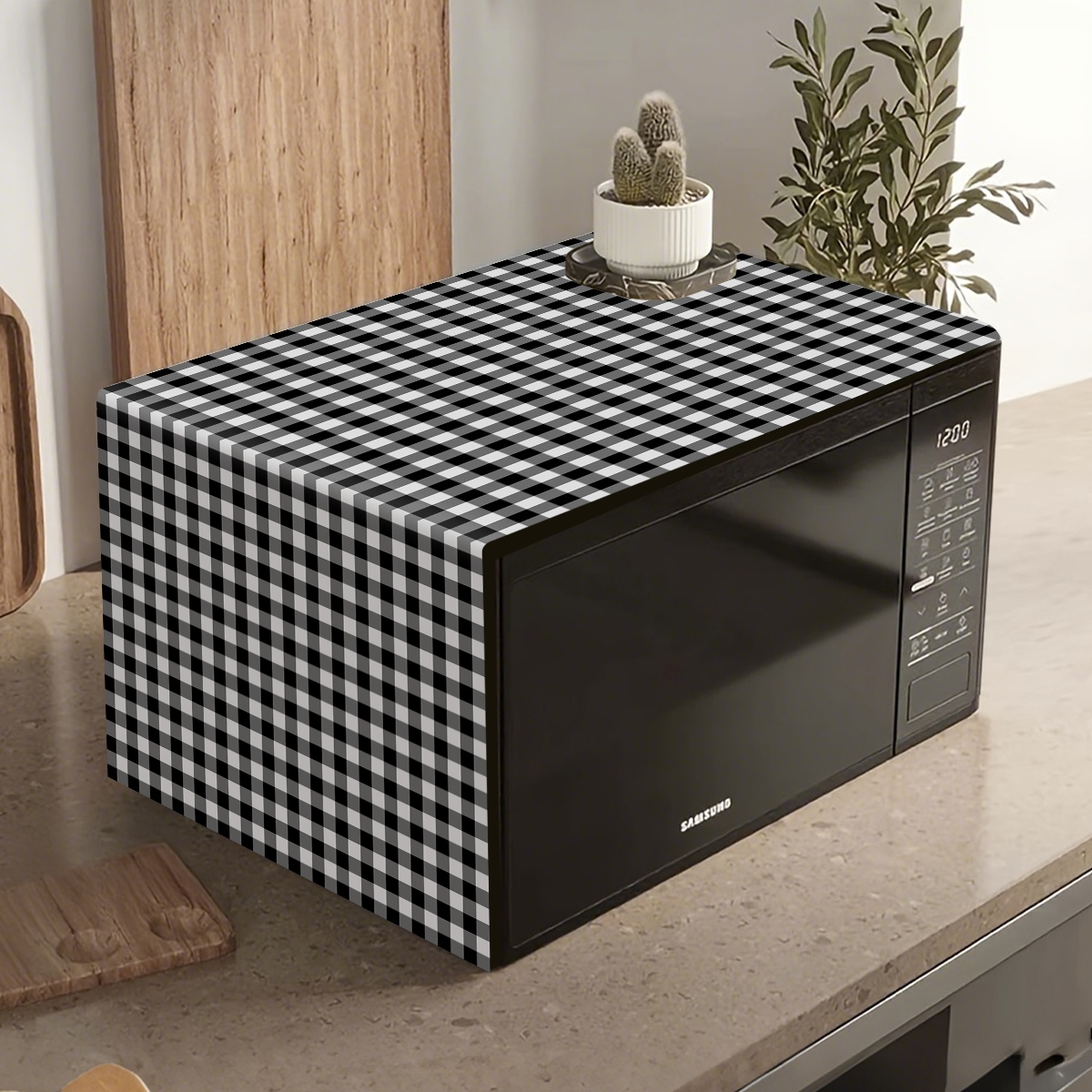 Schwarz-weiß karierte Staubsch – Kitchen Appliances Japan Bewertung und Preis