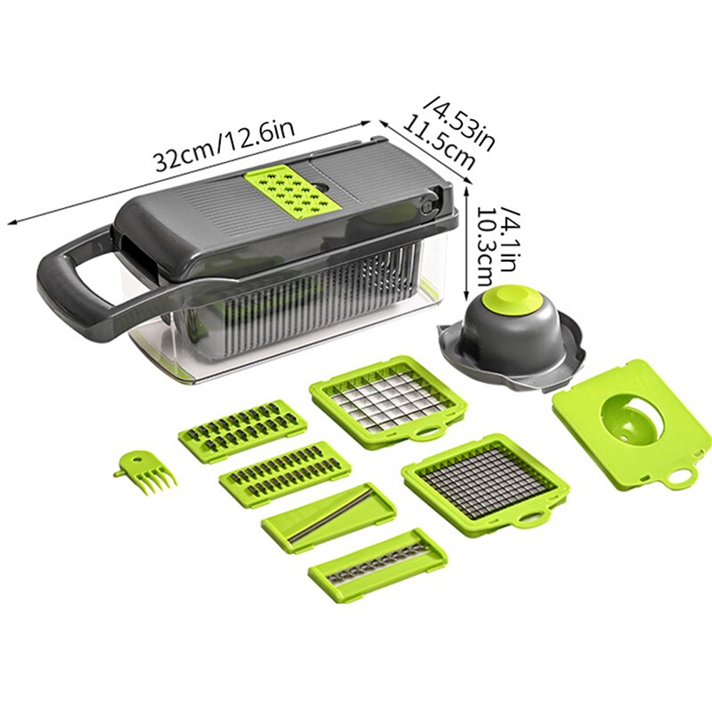 12/16-teiliger Gemüseschneider – Kitchen Appliances Japan Bewertung und Preis