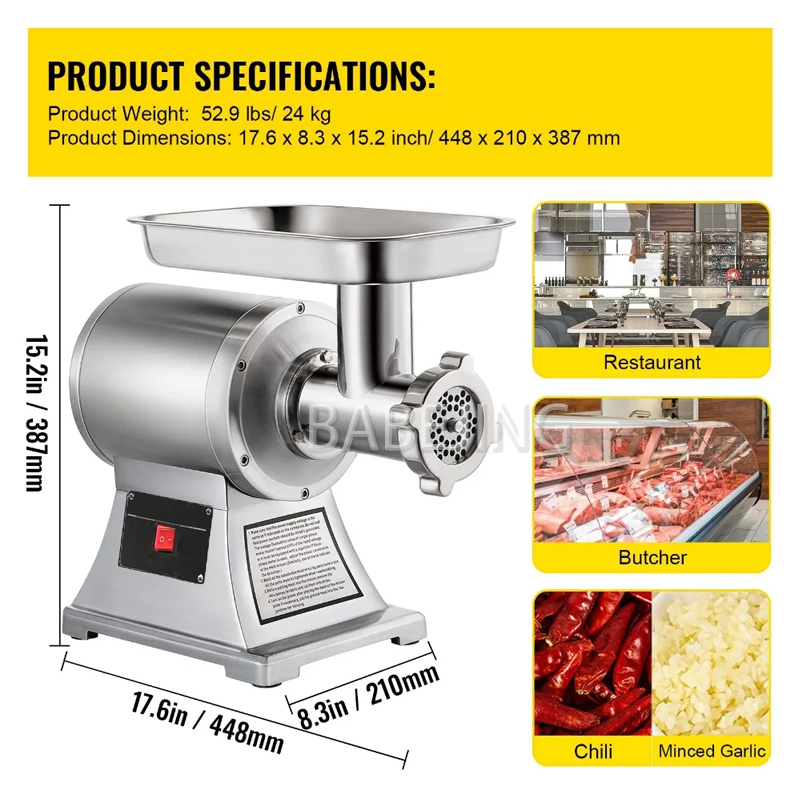 BABEJING 2025 Neuer elektrisch – Meat Grinder Attachment Bewertung und Preis