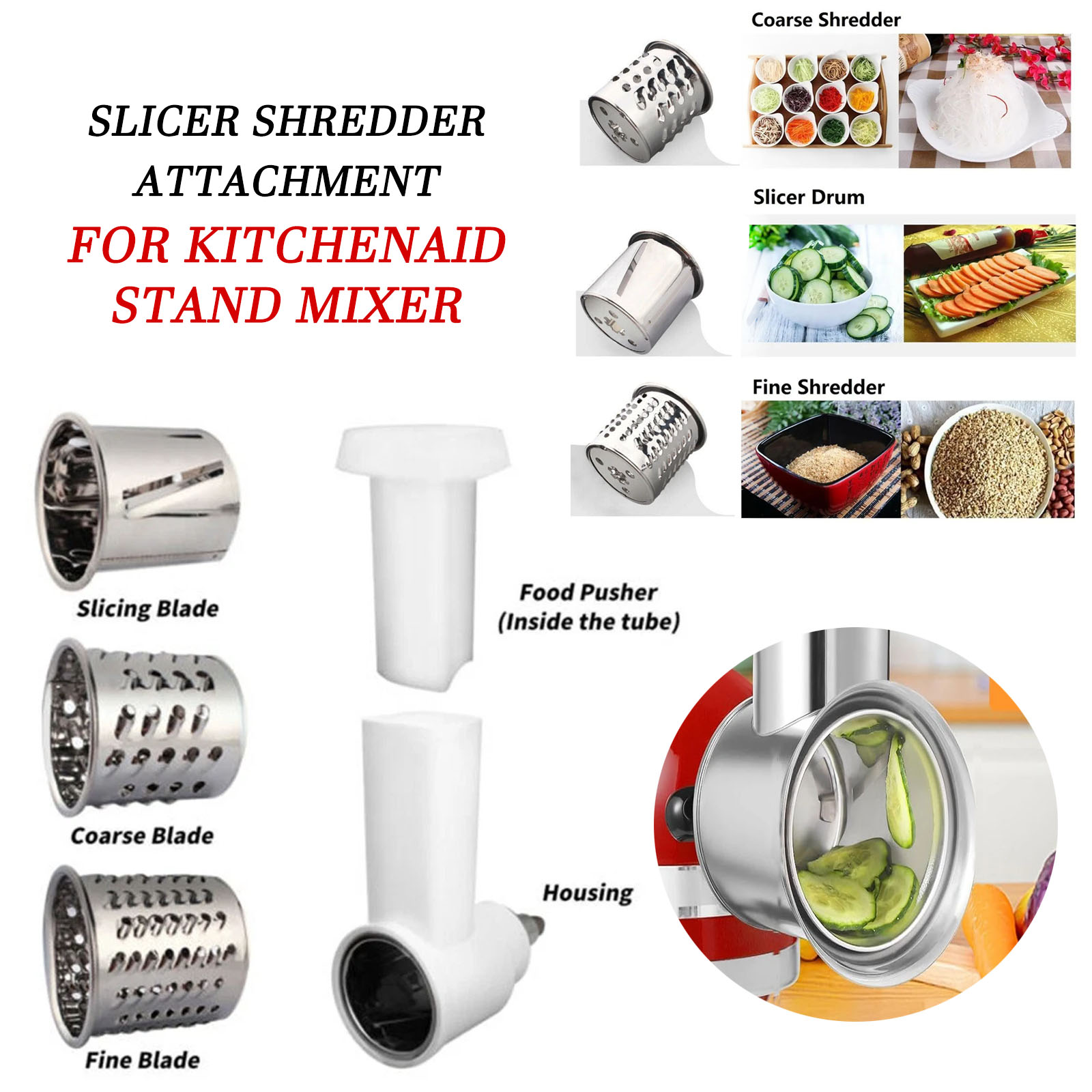 3-in-1-Schneide- und Zerkleine – Meat Grinder Attachment Bewertung und Preis